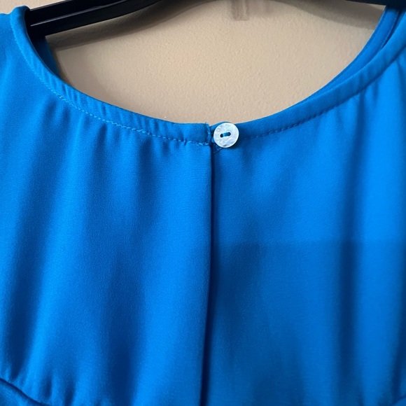 Gibson Blue  Swim Coverup Top - Picture 7 of 14